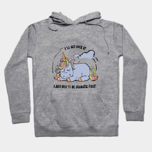 unicorn dramatic Hoodie